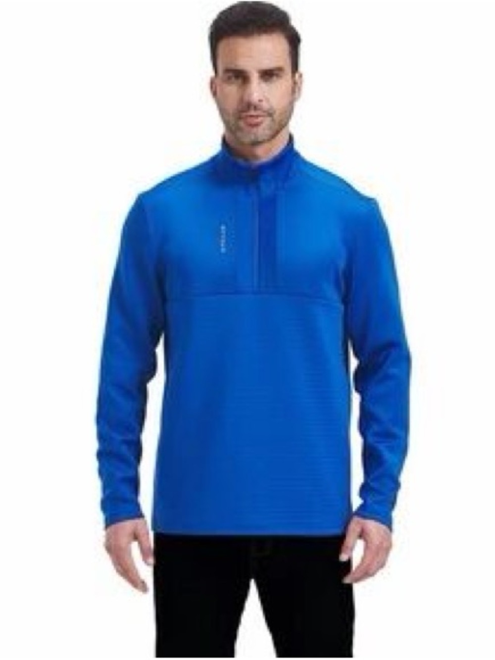 Spyder Electric Blue Half-Zip Performance Top